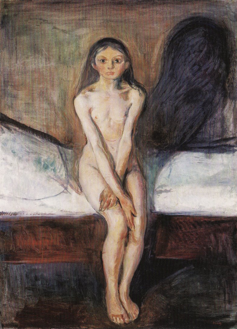 La pubertad - Edvard Munch 